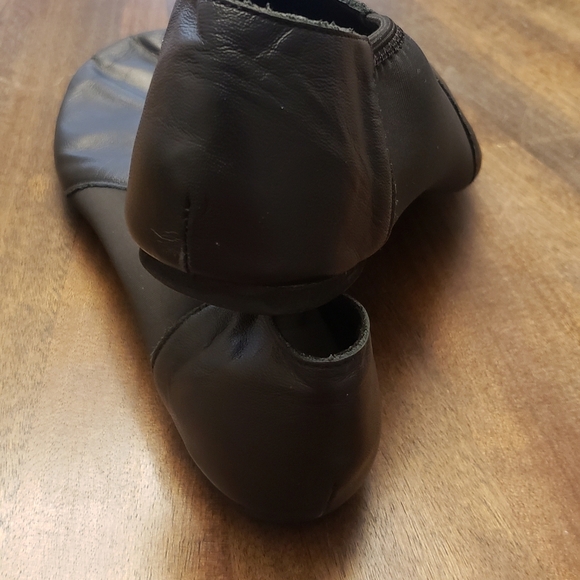 Jazz Leather Shoe with Arch Hugging Neoprene - JZ43 Black Adult Size 12.5M - Picture 5 of 8